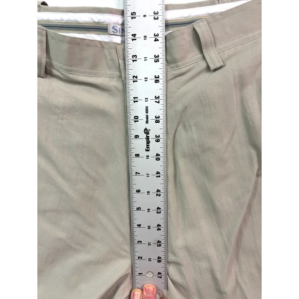 Simms XL‎ 38x34 Beige Nylon Cargo Performance Chino Pants Waffle Lined Fishing